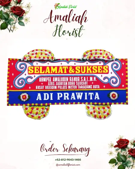 Papan Bunga Ucapan Selamat Cintanagara